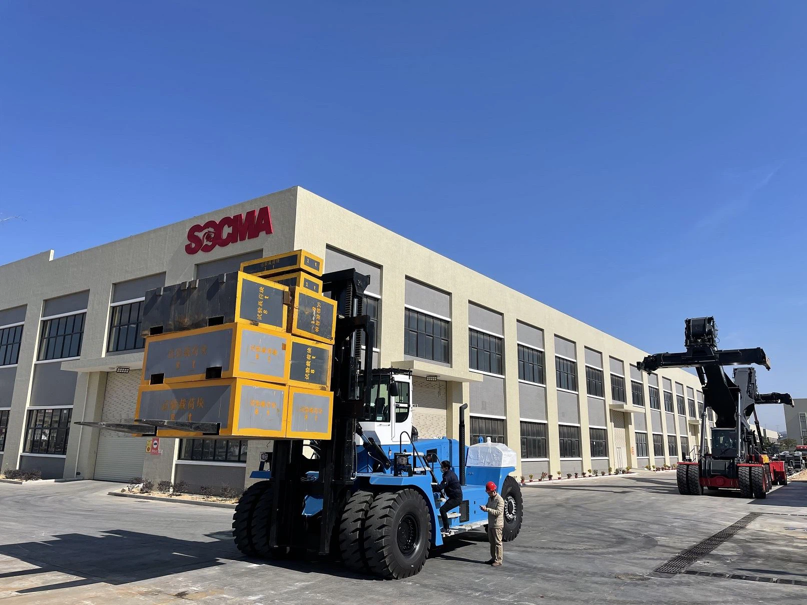 testing of 50t forklift