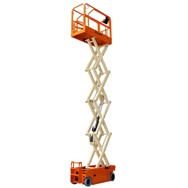 4-18m Rough Terrain Self Propelled Track Scissor Lift Mobile Hydraulic Electric Lifting Scaffold Work Platform