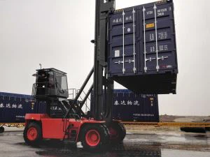 9 tonnin tyhjä kontinkäsittelylaite